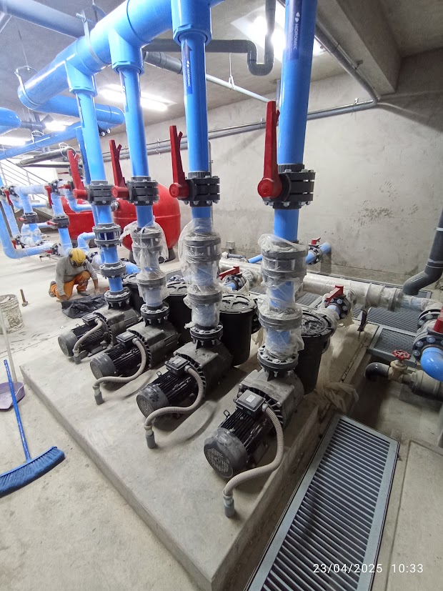 Instalación de sistema hidráulico